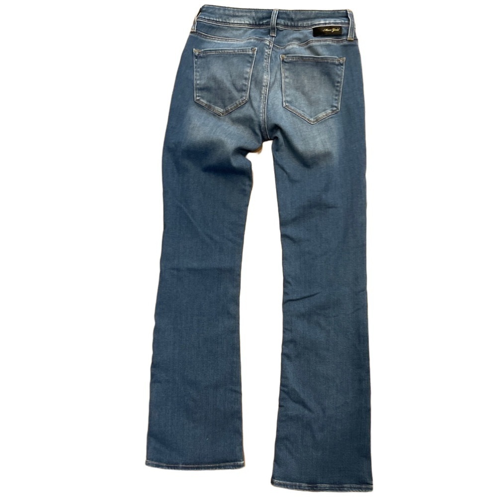 Mavi Gold W26 Ashley stretch mid rise boot cut faded blue jeans - Picture 5 of 11
